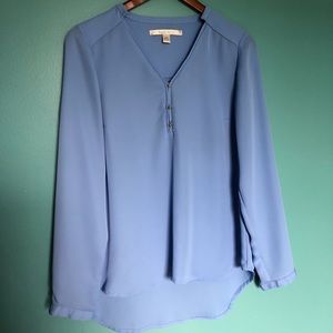 Lauren Conrad blue blouse